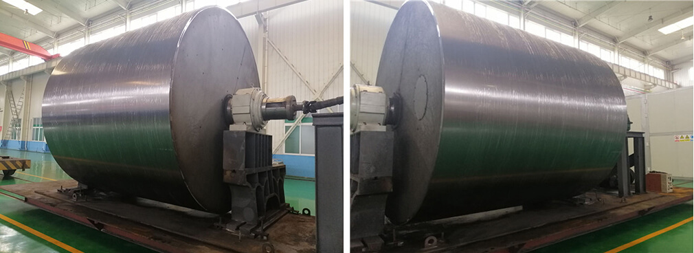 河南濮陽紙廠烘缸熱噴塗碳化鎢