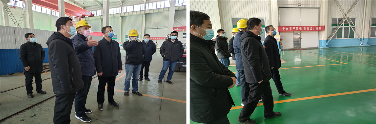 區領導到天盟公司視察車間安全設施