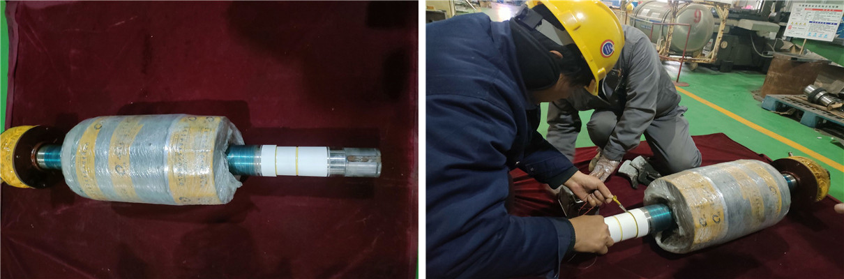 電機轉子軸承座表麵等離子噴塗絕緣陶瓷塗層