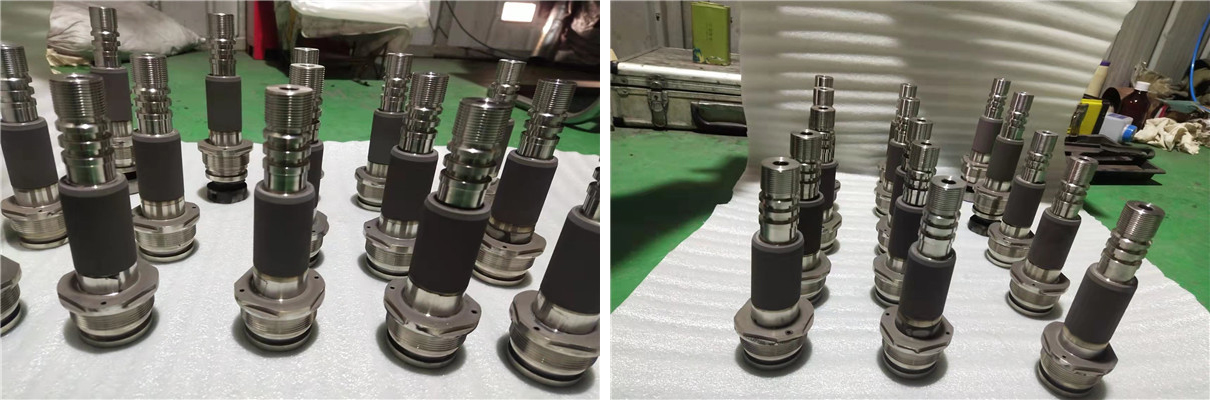 渦輪支架表麵超音速噴塗碳化鎢塗層