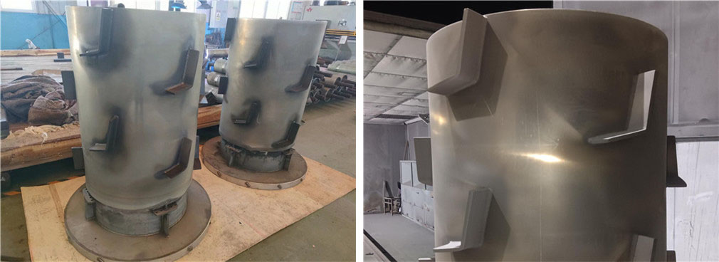  尾渣輥表麵超音速熱噴塗強化